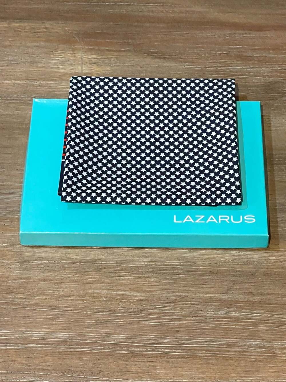 Lazarus Red White Blue Scarves Scarf Italy Vintage